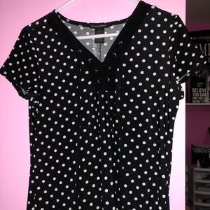 Polka dot short sleeve